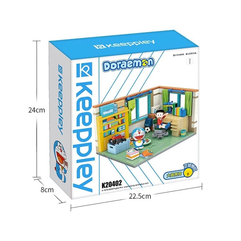 Keeppley Doraemon building blocks Nobita Nobi's room model