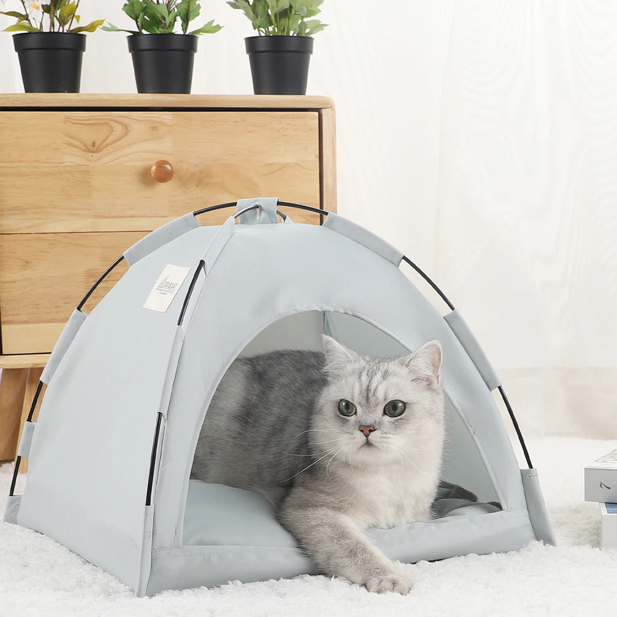 Pet Tent Bed Warm Cushions