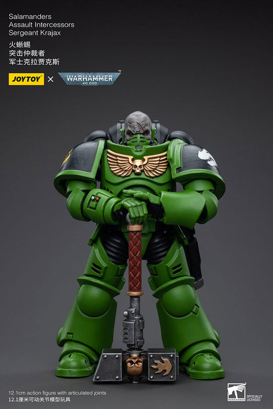 JOYTOY Warhammer 40K Salamanders Assault Intercessors Sergeant Krajax