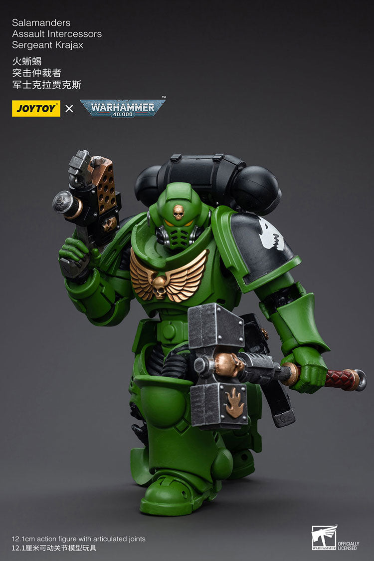 JOYTOY Warhammer 40K Salamanders Assault Intercessors Sergeant Krajax