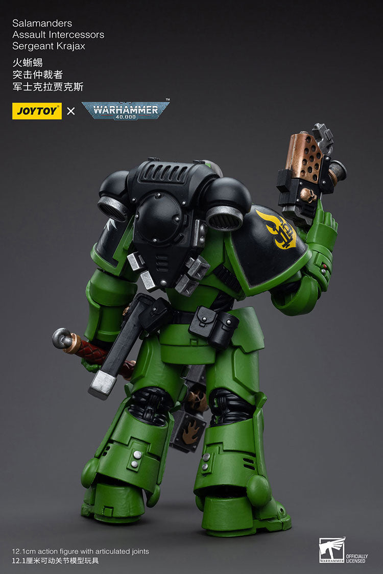 JOYTOY Warhammer 40K Salamanders Assault Intercessors Sergeant Krajax