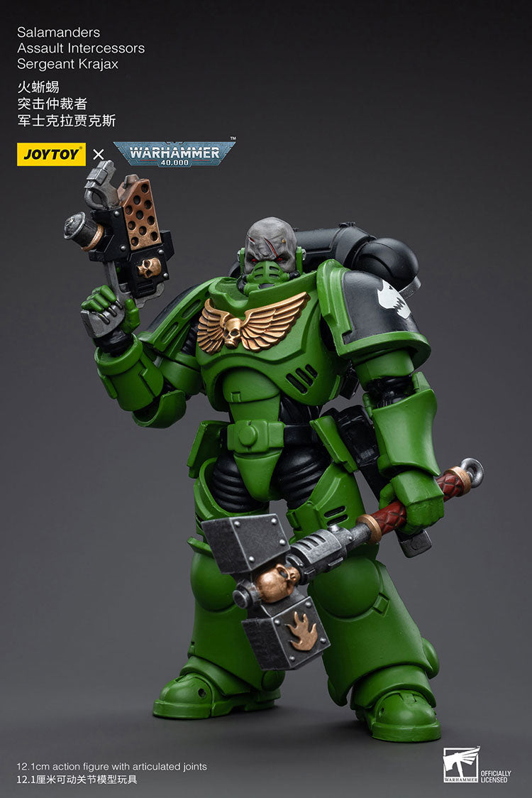 JOYTOY Warhammer 40K Salamanders Assault Intercessors Sergeant Krajax