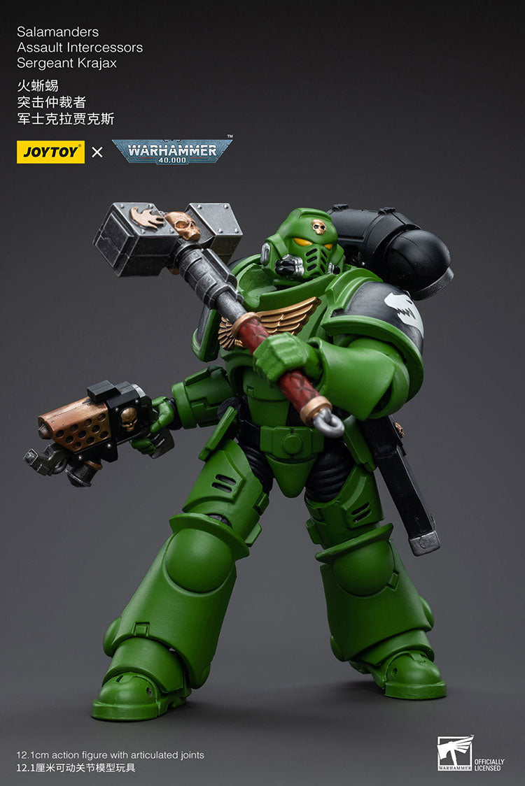 JOYTOY Warhammer 40K Salamanders Assault Intercessors Sergeant Krajax