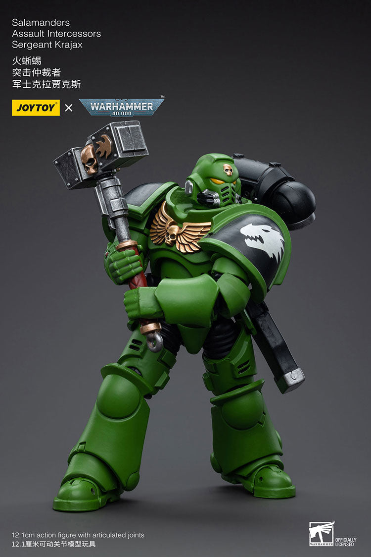 JOYTOY Warhammer 40K Salamanders Assault Intercessors Sergeant Krajax