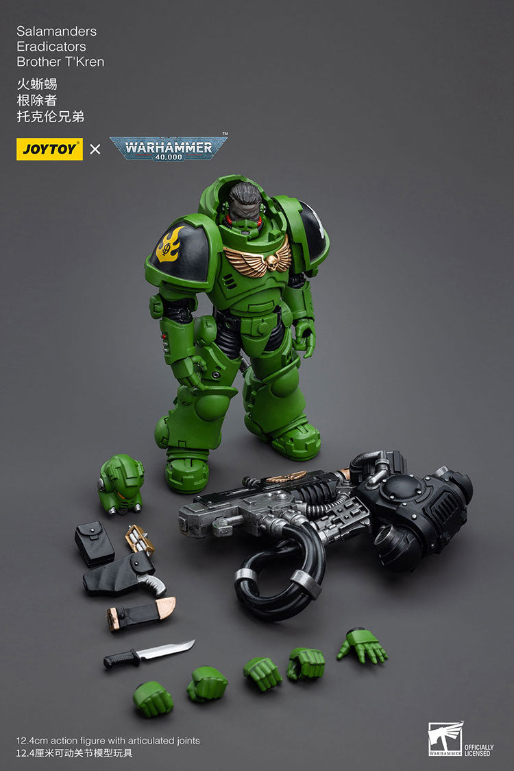 JOYTOY Warhammer 40K Salamanders Eradicators Brother T'Kren