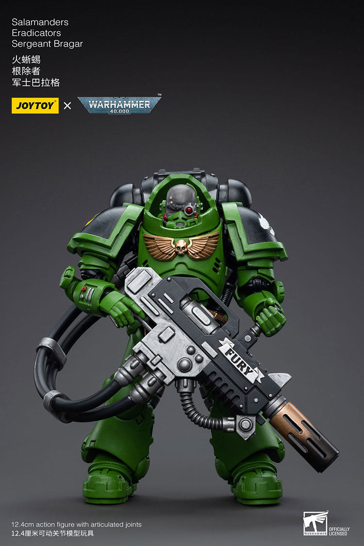 JOYTOY Warhammer 40K Salamanders Eradicators Sergeant Bragar