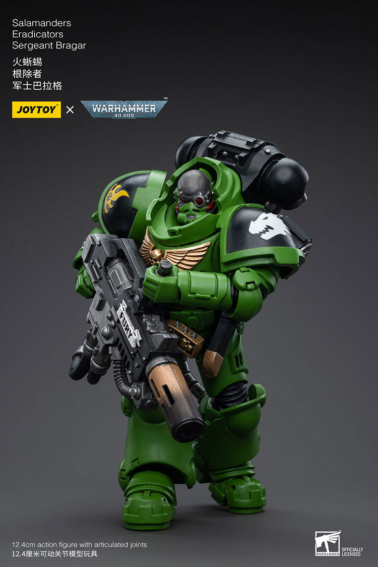 JOYTOY Warhammer 40K Salamanders Eradicators Sergeant Bragar