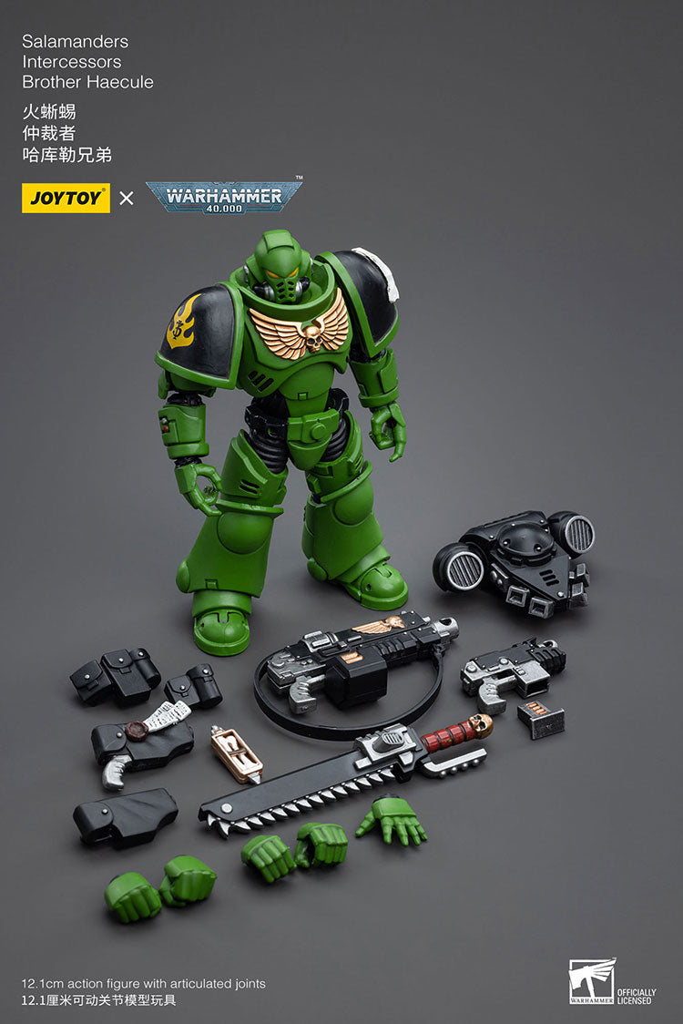 JOYTOY Warhammer 40K Salamanders Intercessors Brother Haecule