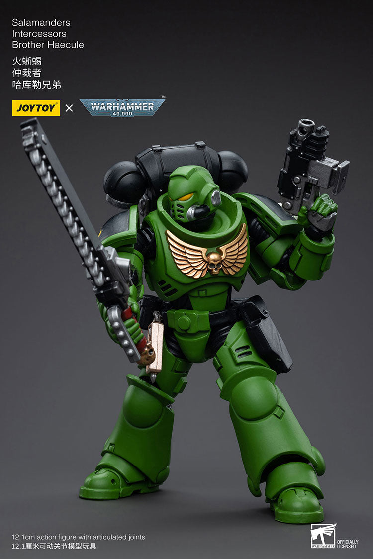 JOYTOY Warhammer 40K Salamanders Intercessors Brother Haecule