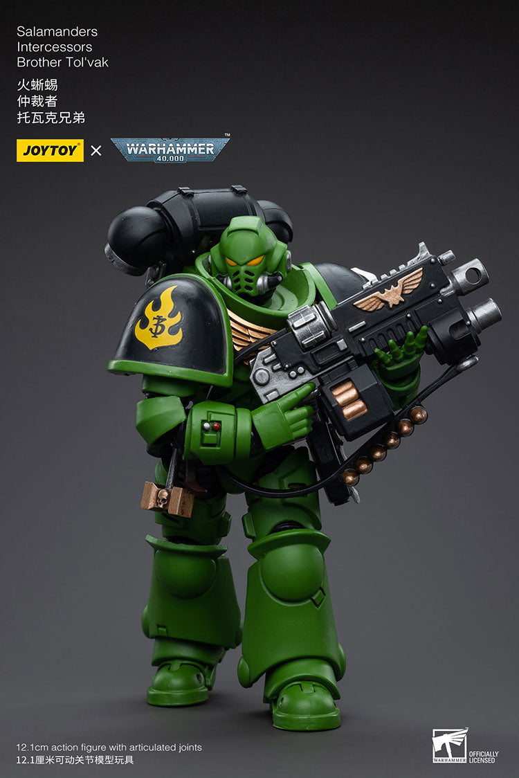 JOYTOY Warhammer 40K Salamanders Intercessors Brother Tol'vak