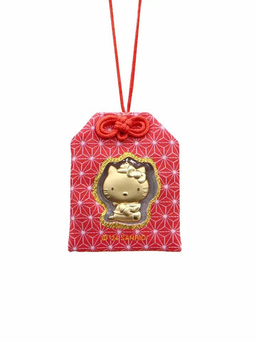 Sanrio Hello Kitty Friends Koleksi Foil Emas dengan Tas Pesona