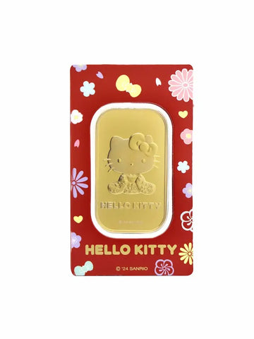 Koleksi Sanrio Hello Kitty Showa Ingot Lapis Emas 24K