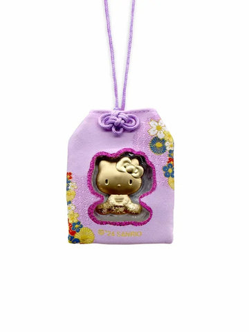 Sanrio Hello Kitty Showa Collection Foil Emas dengan Tas Pesona