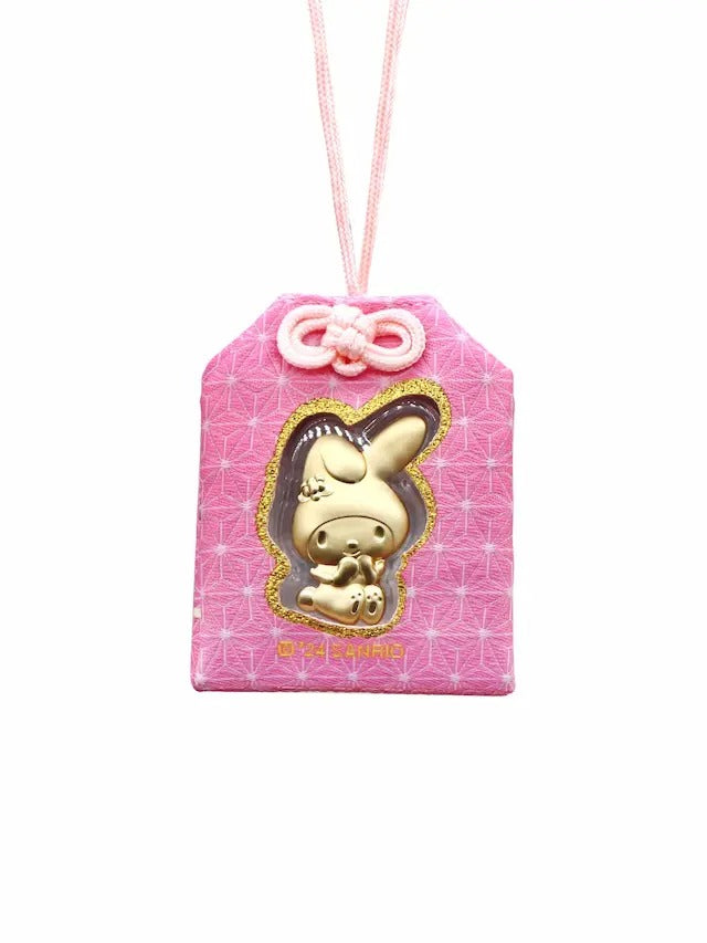 Sanrio My Melody Friends Collection Gold Foil with Charm Bag