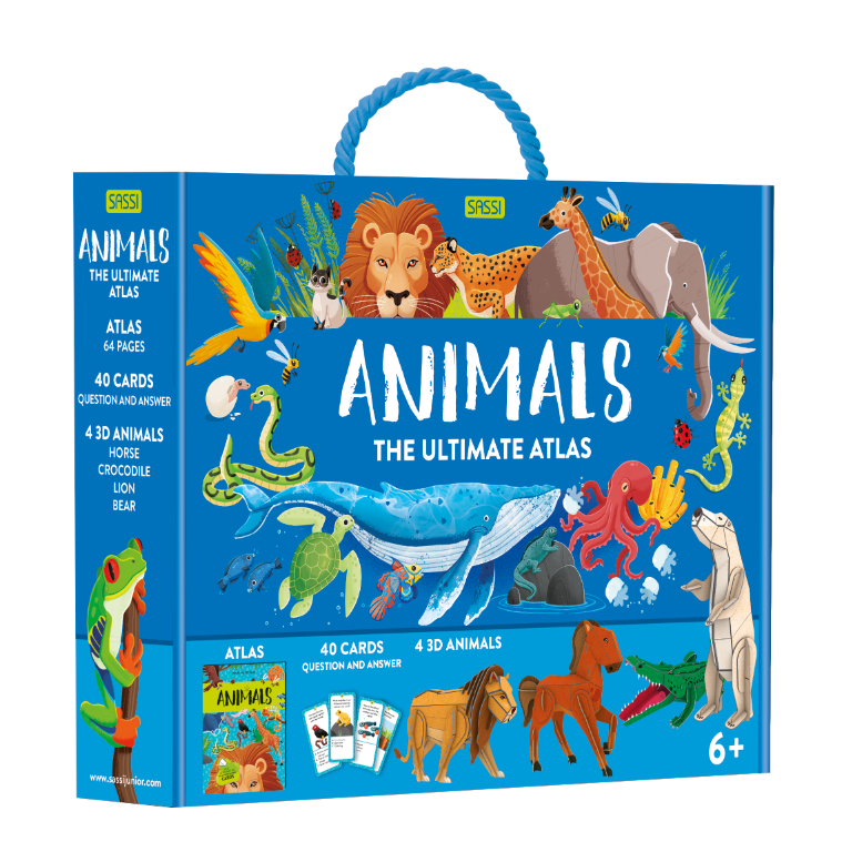 Sassi Mega Atlas : The Ultimate Atlas Animals