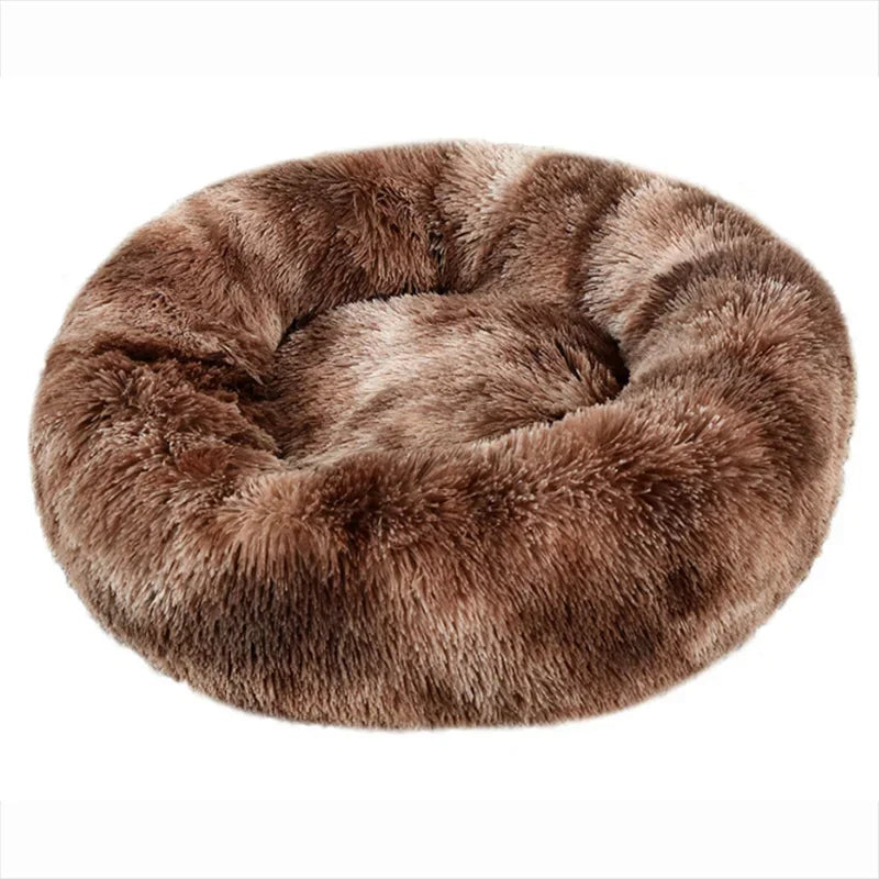 Cosy Round Plush Pet Bed 40-90cm