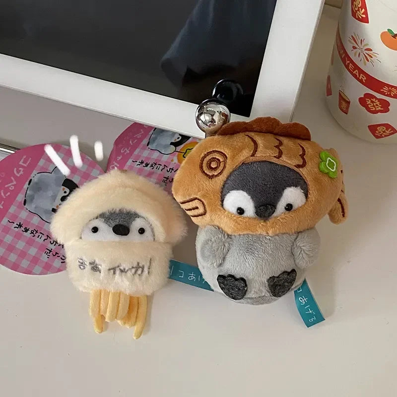 Cute Plush Penguin Keyring