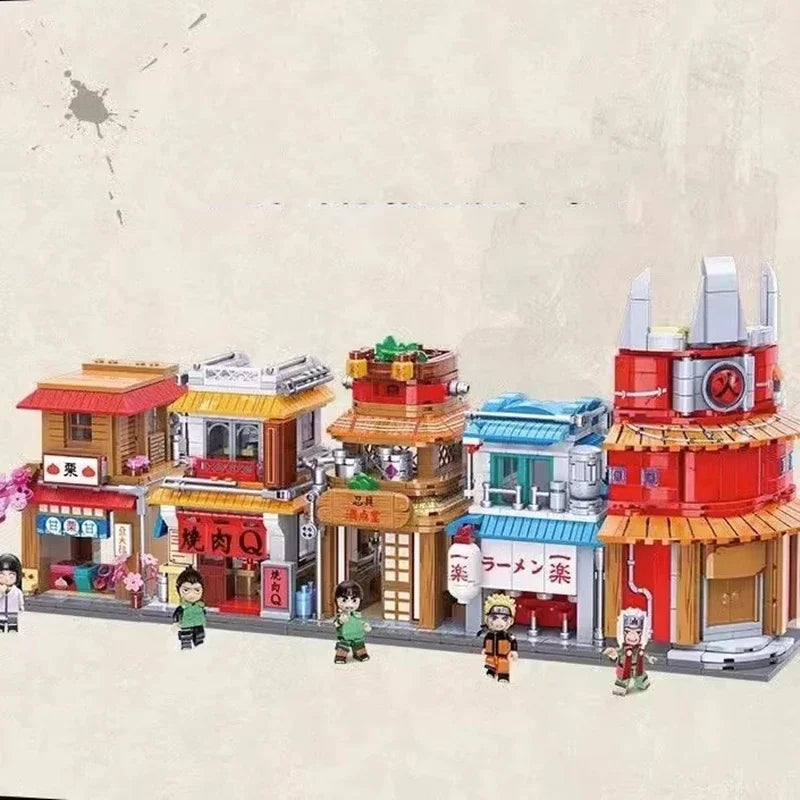 Keeppley building blocks Naruto Konoha Village