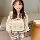 Bear Kids Korean Baby Backpack PU Leather