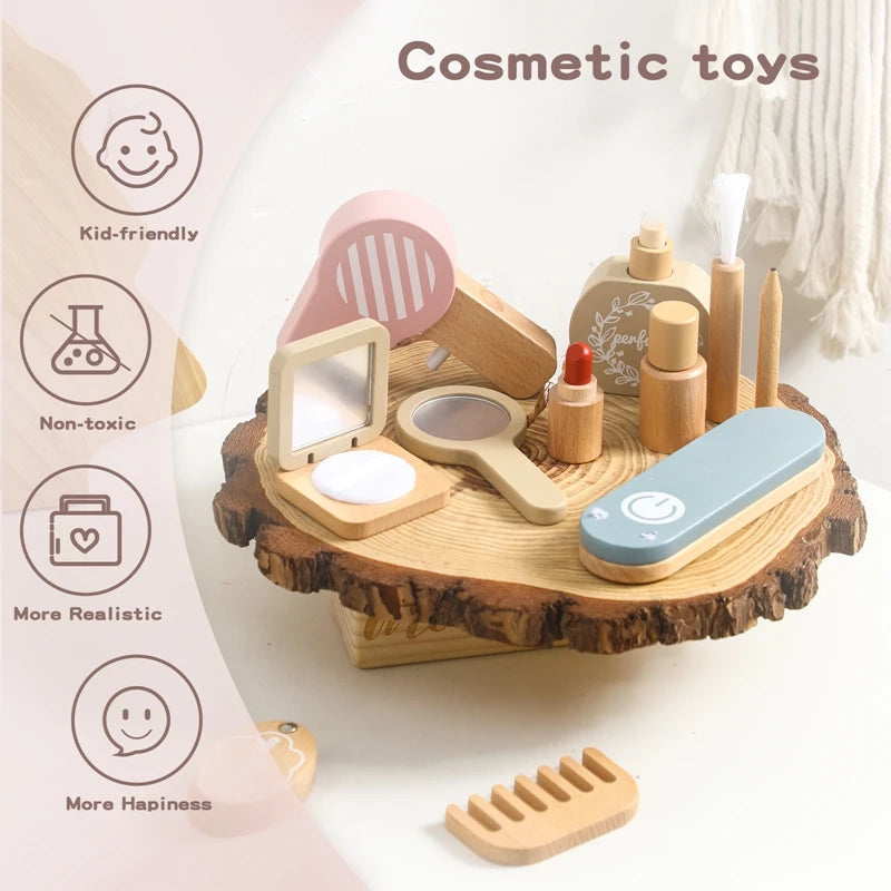 Wooden Pretend Play Make Up Toys