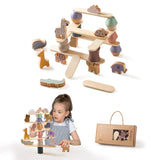 Baby Wooden Animal Stacking Toys