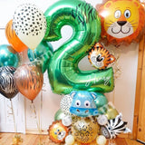 Safari Jungle Party DIY Decorations Animal Balloon Set