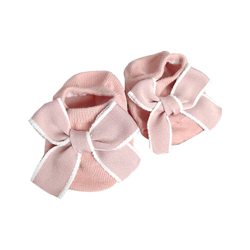 Cute Bowknot Baby Socks Soft Cotton Newborn