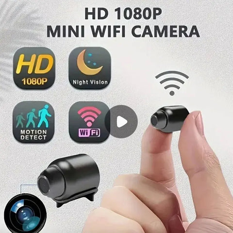 Mini WiFi Camera Baby Monitor Night Vision 1080P HD