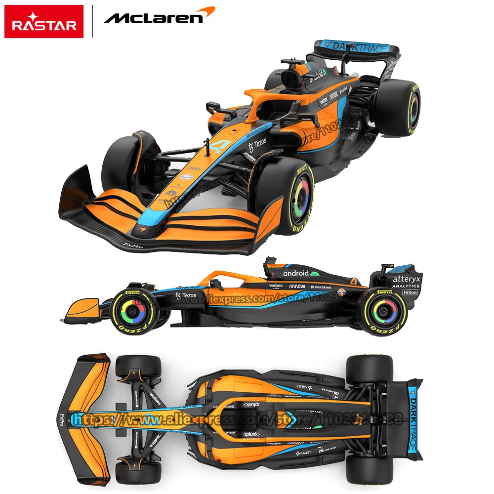 RASTAR 2022 Mclaren MCL36 #4 Racing Model 1:24