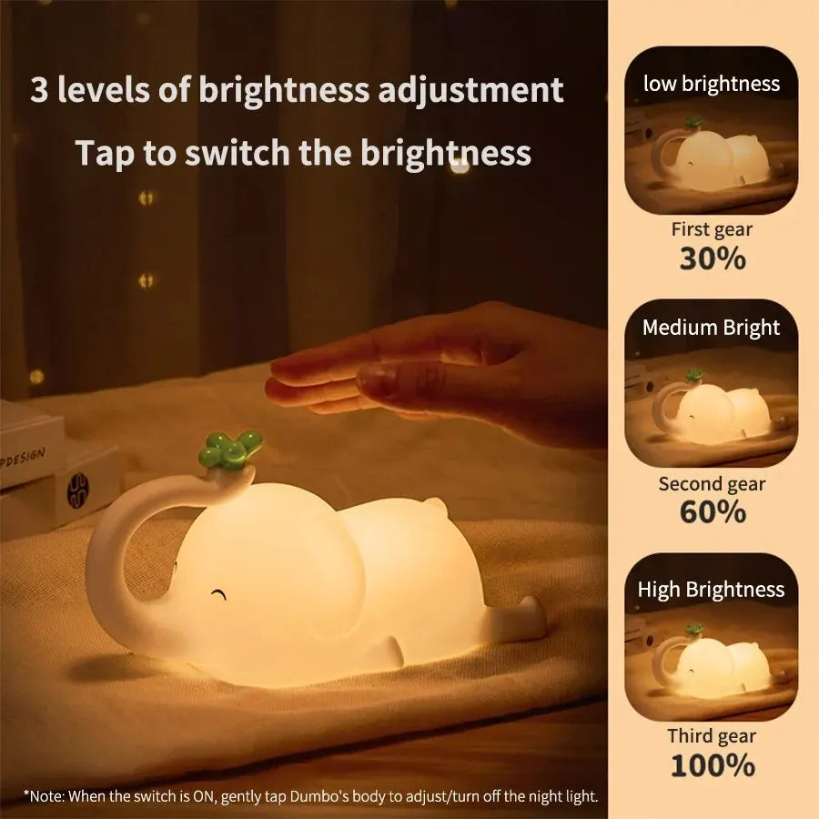 Cute LED Night Light Touch Sensor