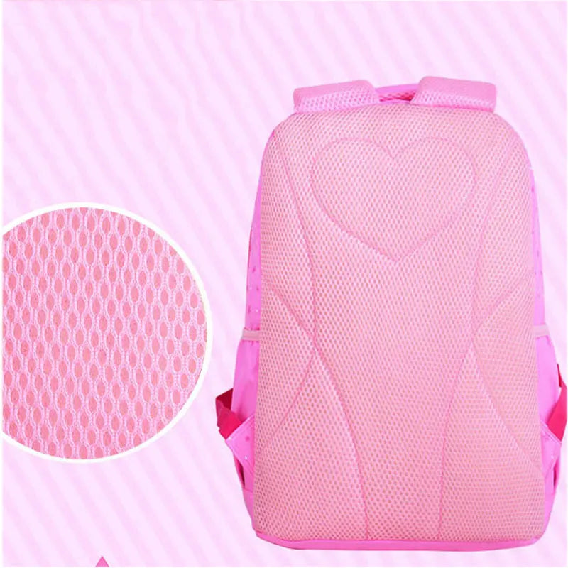 Orthopedic Backpack Satchel Kids Pink