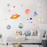 Universe Planet Space Astronaut Wall Stickers