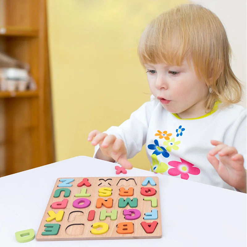 Montessori Baby Toys Wooden Roller Coaster Bead Maze