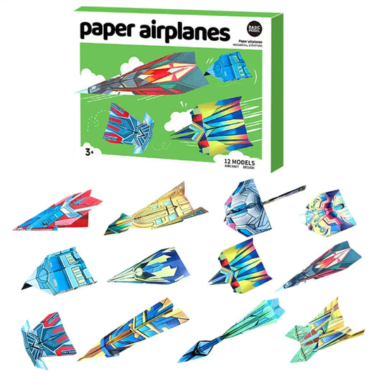 Paper Airplane Book 12 Patterns