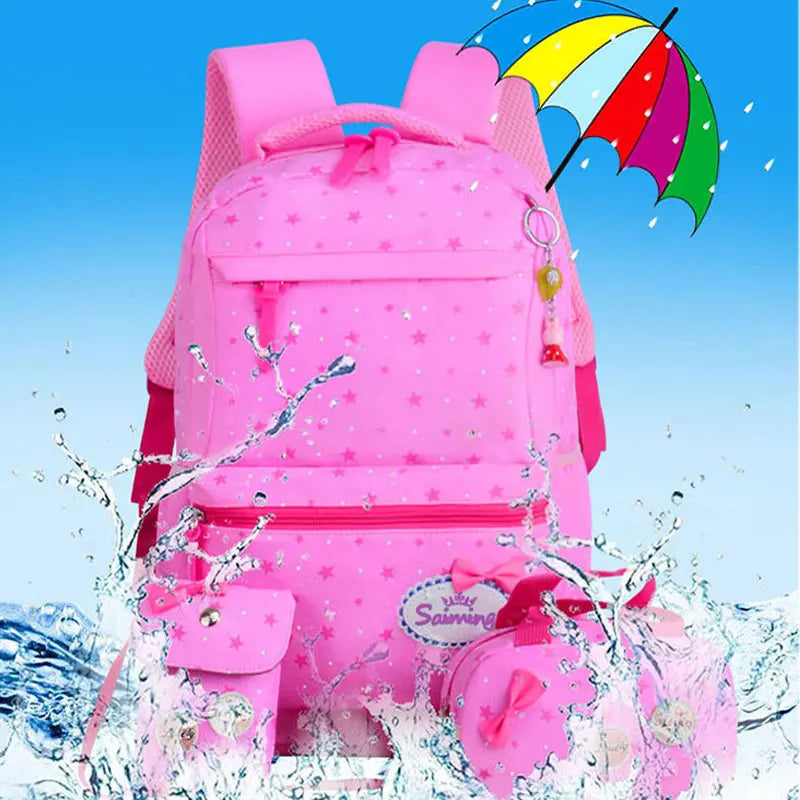 Orthopedic Backpack Satchel Kids 8878 Pink