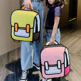 Creative Design Backpack Cute Large Capacity Adjustable Strap