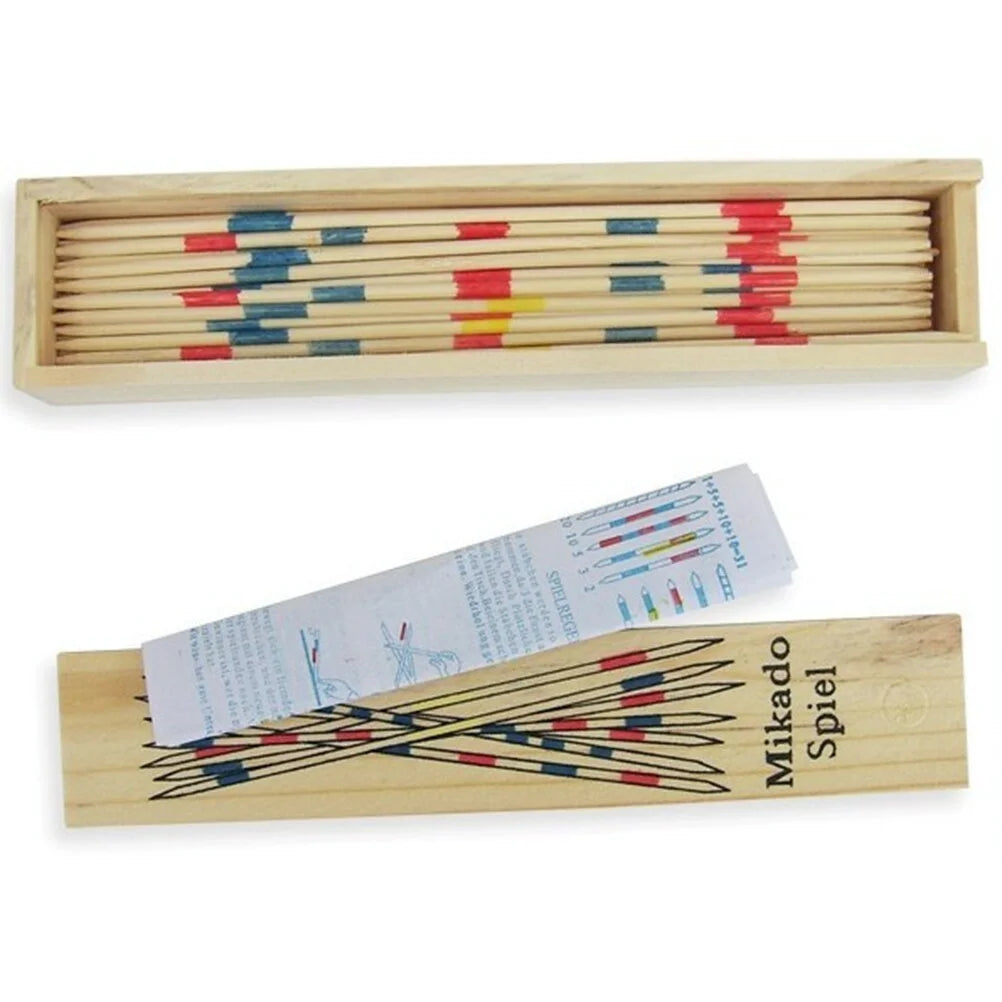 Traditional Mikado Spiel Pick Up Sticks With Box Multiplayer Game