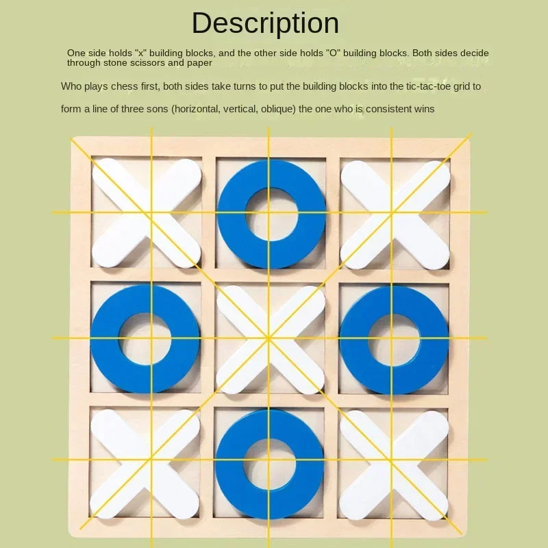 Wooden Tic Tac Toe