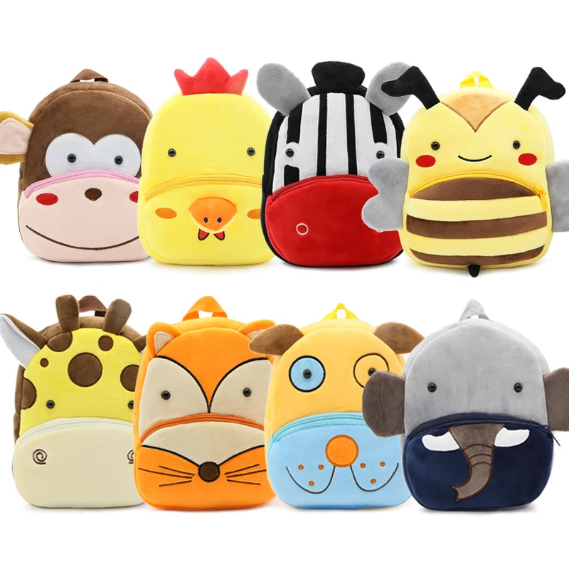 Kids cute animal backpack kindergarten