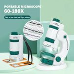 Handheld Microscope Kid Science Experiment 60X-180X
