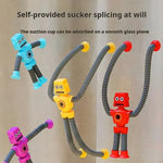 5pcs Versatile Suction Cup Robot Telescopic Tube