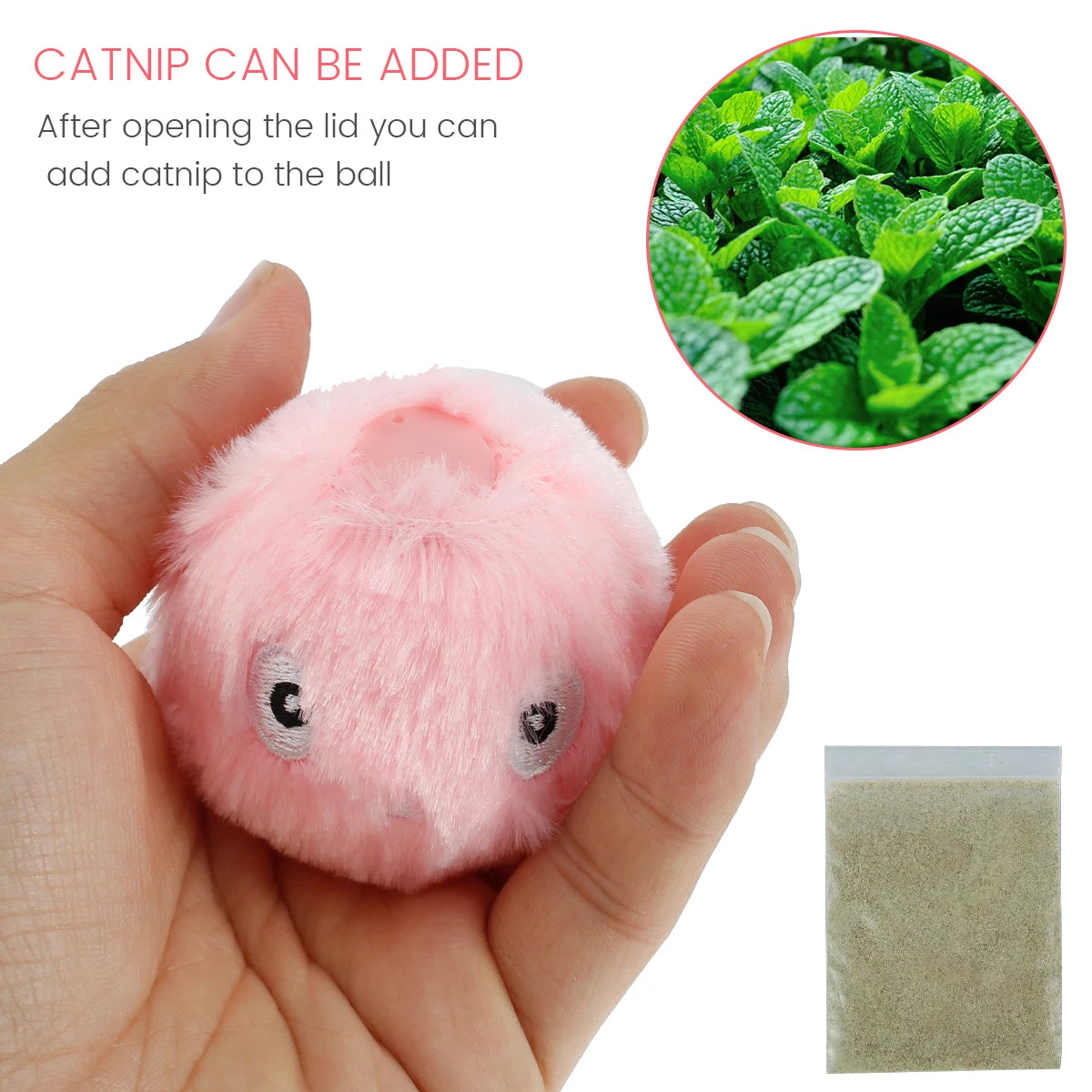 Interactive Pet Plush Ball Plush