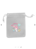 Sanrio My Melody "Go Shopping" Light Blue Cardholder with Silver-Plated Charm