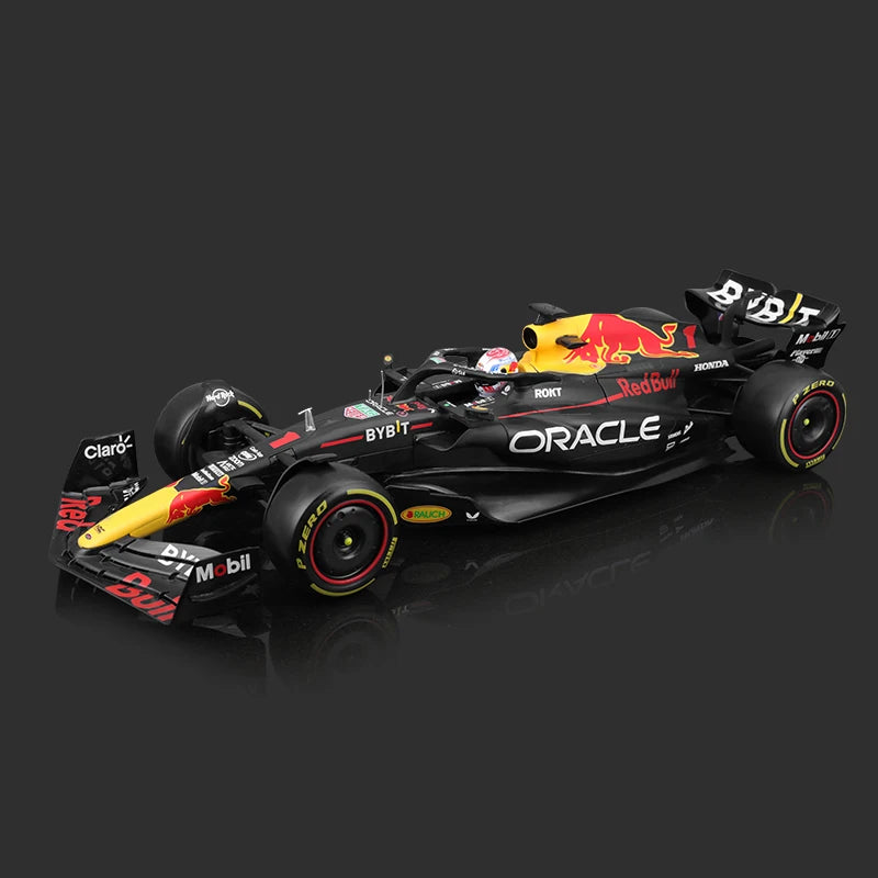 Bburago 1:18 2023 Red Bull RB19 F1 Racing Model Champion World Max Verstappen Diecast Alloy