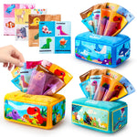 Baby Draw Paper Towel Tearing Tissue Box