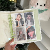Plush Dog A6 Binder Photocard Holder with 10pcs Inner Pages