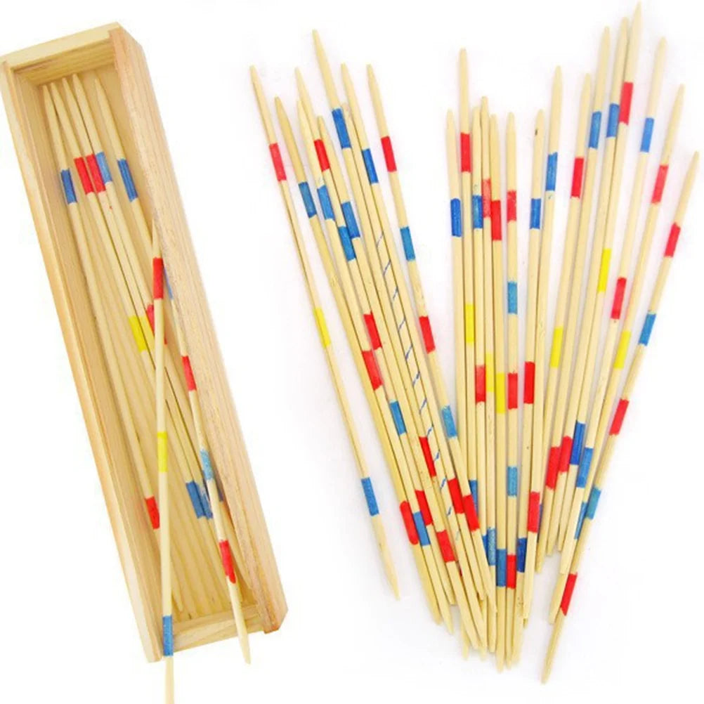 Traditional Mikado Spiel Pick Up Sticks With Box Multiplayer Game