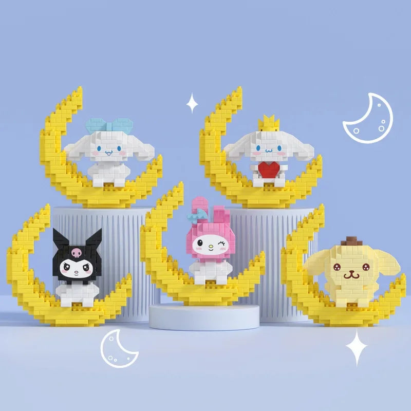 Keeppley Sanrio Moon Building Blocks Glow