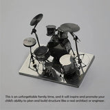 3D Metal Puzzle Drum Building Assembly Model Kit