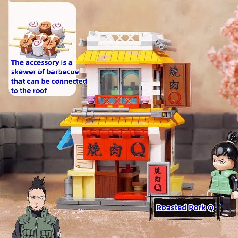 Keeppley building blocks Naruto Konoha Village